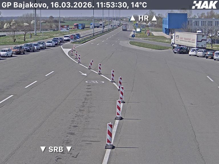Bajakovo — A3 Granični prelaz (HR→RS)