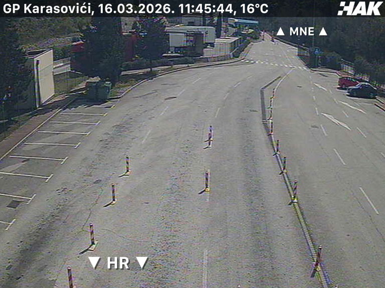 Karasovići — Granični prelaz (HR→MNE)