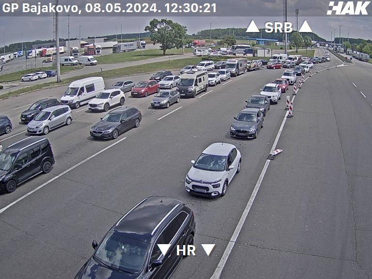 Hd Bajakovo Kroatien Zoll Grenzübergang webcam Live