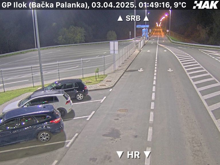 Live Croatia Ilok - Bačka Palanka Serbia Kamera