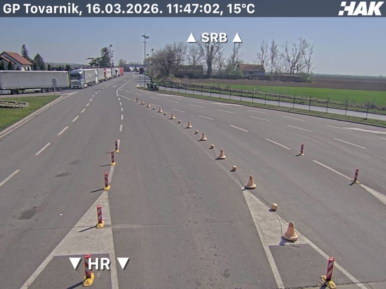 Tovarnik — A3 Granični prelaz (HR→RS)