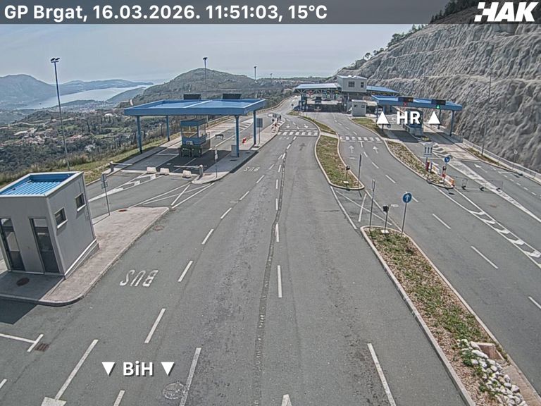 Brgat — Granični prelaz (HR→BiH)